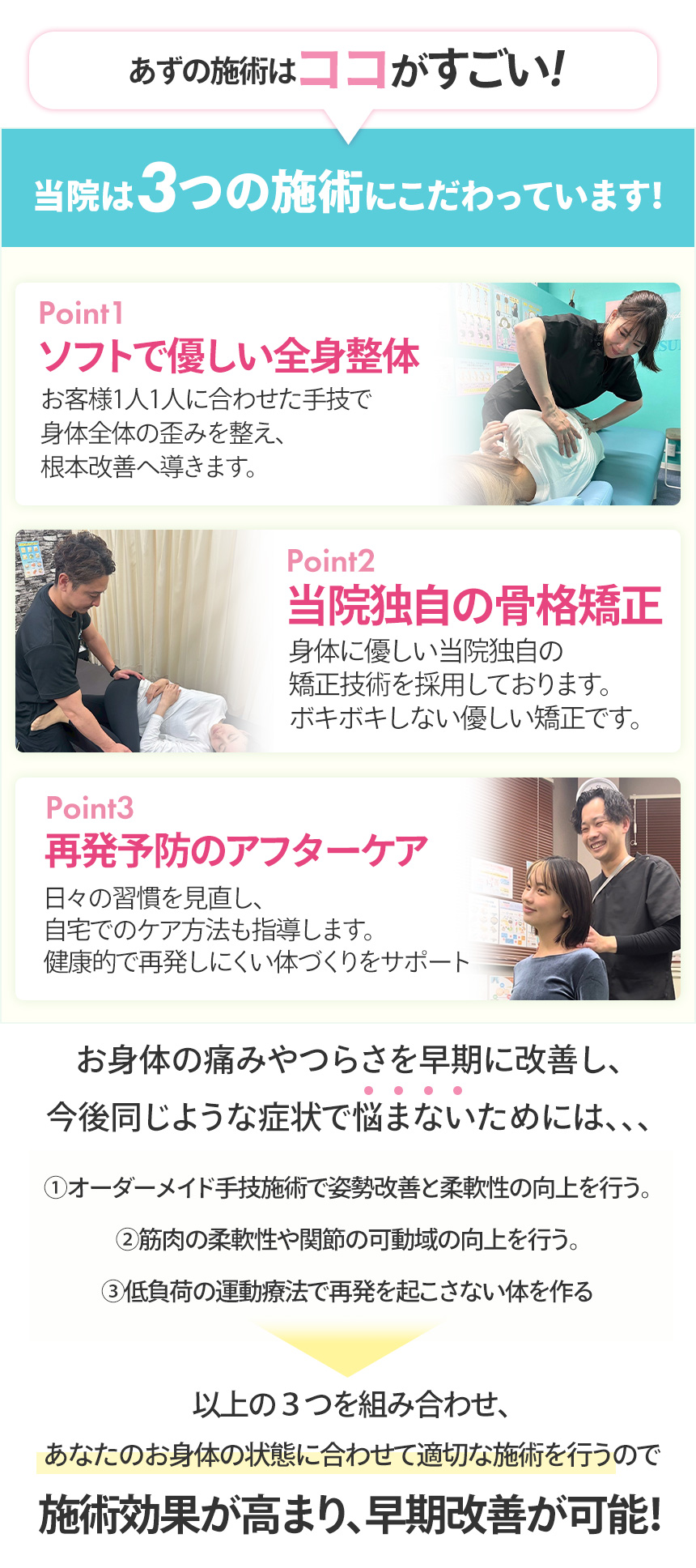 当院が選ばれる理由